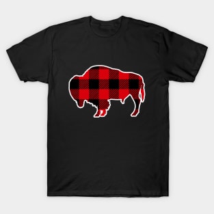Buffalo Plaid Pattern Christmas Funny Gift T-Shirt